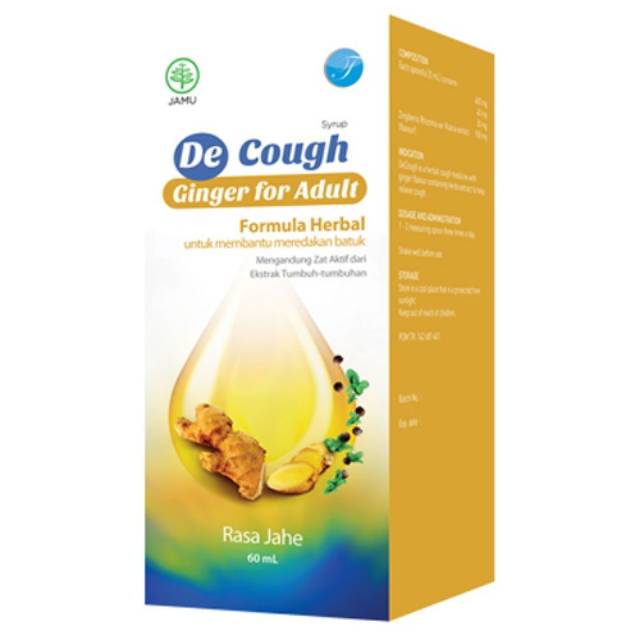 De Cough Ginger for Adult